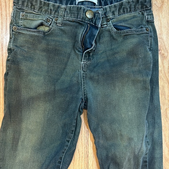 Free people super soft and comfy green wash jeans - Picture 4 of 10